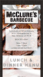 Mobile Screenshot of mccluresbarbecue.com